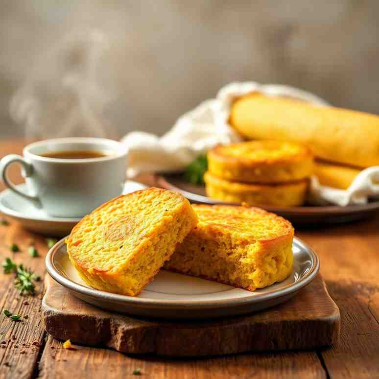 Easy Cornmeal Cakes Snack Recipe